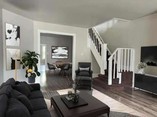 60XX Spruce St | Living and Dining Area